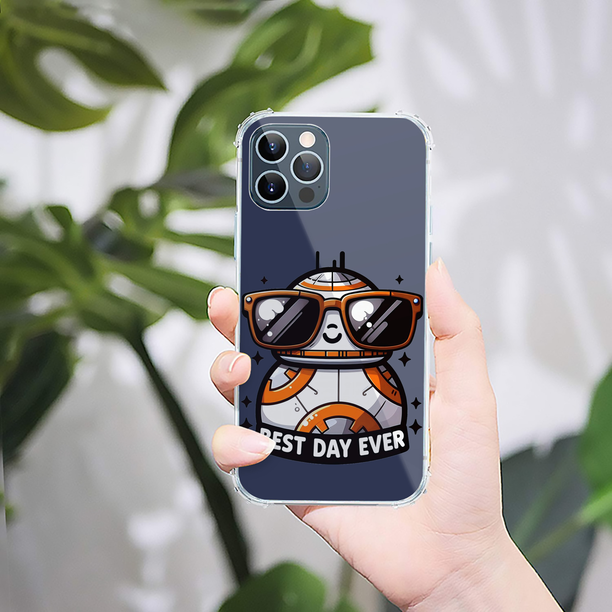 （画像用） スター・ウォーズ Star Wars 【iPhone 12シリーズ対応】透明スマホケース（クリアソフトケース）